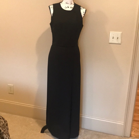 donna morgan black jumpsuit